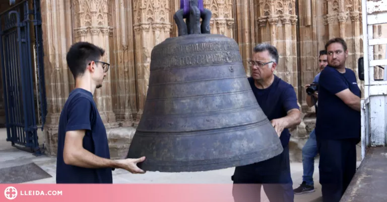 ⏯️ La campana Mònica torna a la Seu Vella completament restaurada