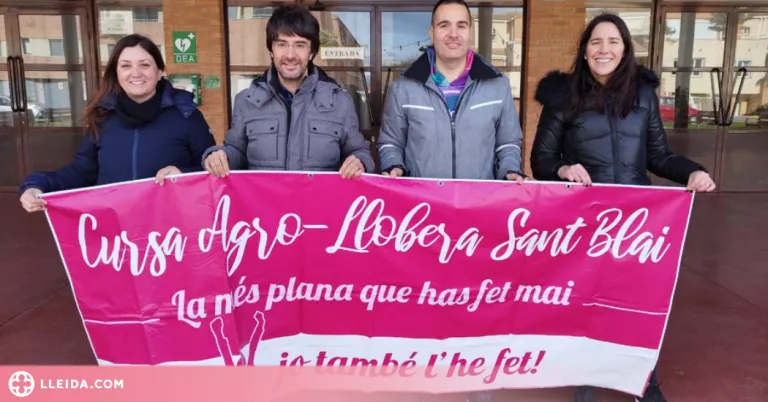 La 7ª Cursa Agro-Llobera Sant Blai convoca més de 600 atletes al Palau d'Anglesola