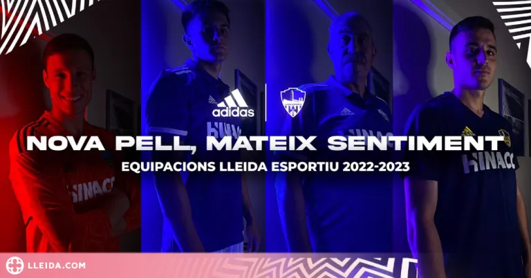 ⏯️ Així són les noves equipacions del Lleida Esportiu