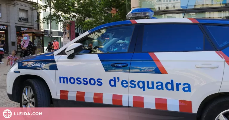 Detingut per un robatori amb violència i dos furts al carrer Major de Lleida