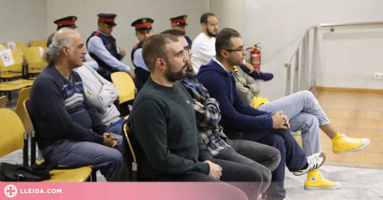 Hasel i sis encausats més per la protesta a la subdelegació de Lleida neguen haver agredit ningú