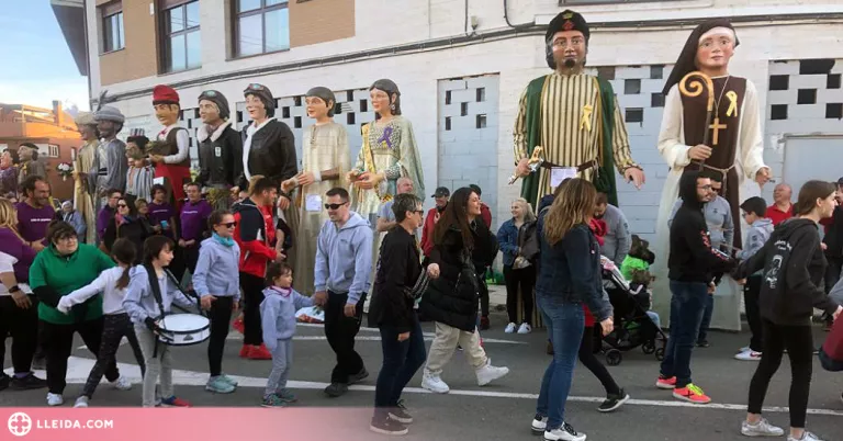 Benavent de Segrià celebra la seva quarta Trobada de Gegants