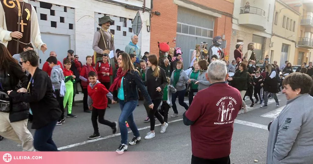 Benavent de Segrià celebra la seva quarta Trobada de Gegants