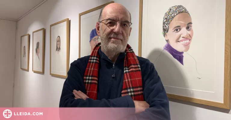 L’Arnau de Vilanova exposa retrats a l'aquarel·la de sanitaris de Balaguer