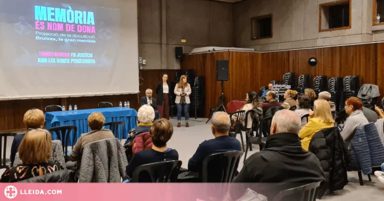 Torrefarrera clou la campanya de desgreuge contra les dones acusades de bruixeria