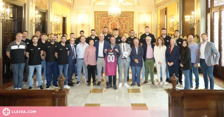 Recepció al Palau de la Paeria a l’ICG Força Lleida