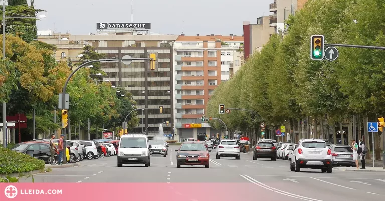 Alteracions de trànsit en dos carrers del centre de Lleida per obres