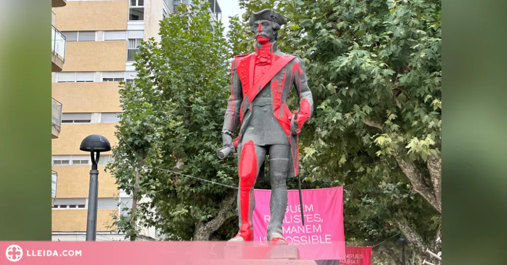 Acte vandàlic contra una emblemàtica estàtua de Balaguer