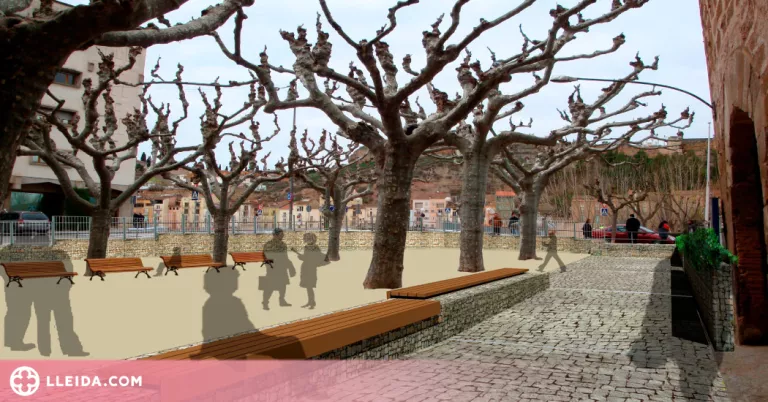 La urbanització de la plaça Sant Domènec ressaltarà el conjunt monumental de Balaguer