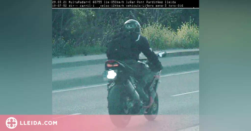 Enxampen un motorista a 124 km/h pel pont de Pardinyes, limitat a 50 km/h
