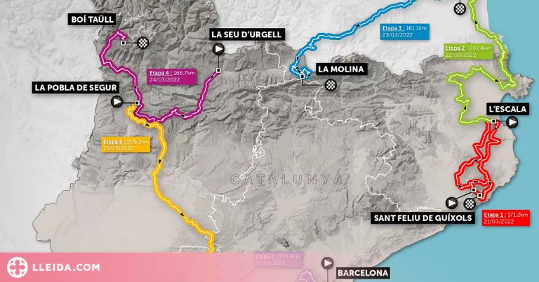 Tot a punt a la Seu per acollir l’etapa reina de la 101 Volta a Catalunya
