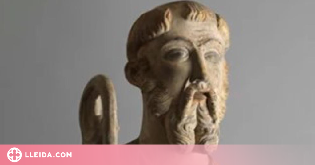 El Museu de Lleida estrena una obra gòtica de Sant Antoni Abat