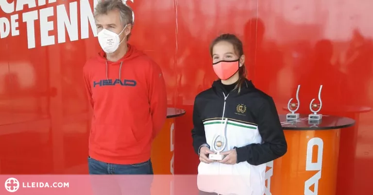L'alevina lleidatana Maria Pardo, subcampiona d'un campionat infantil