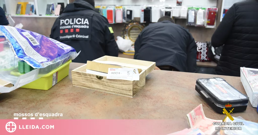 ⏯️ 29 detinguts de tres clans que distribuïen cocaïna, heroïna i marihuana des de Balaguer