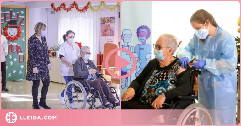 ⏯️ Josefa Pérez, de 89 anys, primera persona vacunada contra la covid-19 a Catalunya