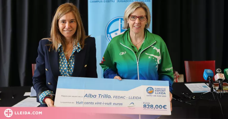 La Fundació Esport Lleida entrega la seva primera beca