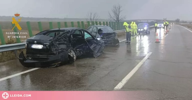 Sinistre vial amb un mort a la Franja de Ponent