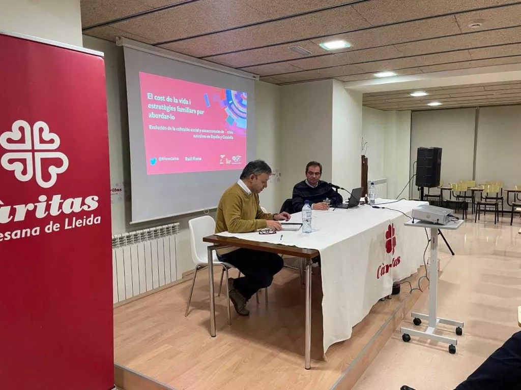 Càritas Diocesana de Lleida acull la presentació d'un informe sobre el cost d'una vida digna