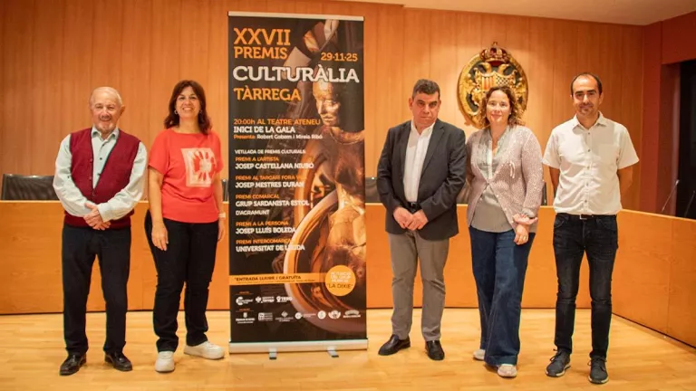Josep Castellana, el Grup Sardanista Estol i la UdL, entre els Premis Culturàlia de Tàrrega