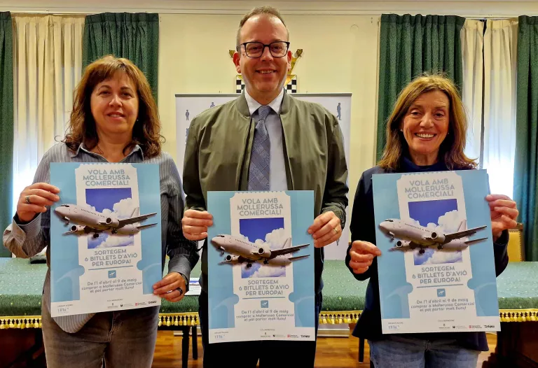 Mollerussa Comercial reparteix aquesta primavera sis vols a ciutats europees per fomentar les compres de proximitat