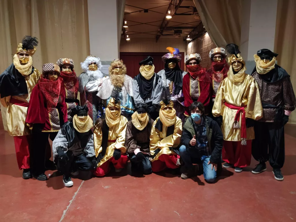 Els Reis Mags porten les vacunes de la Covid-19 al Palau d'Anglesola