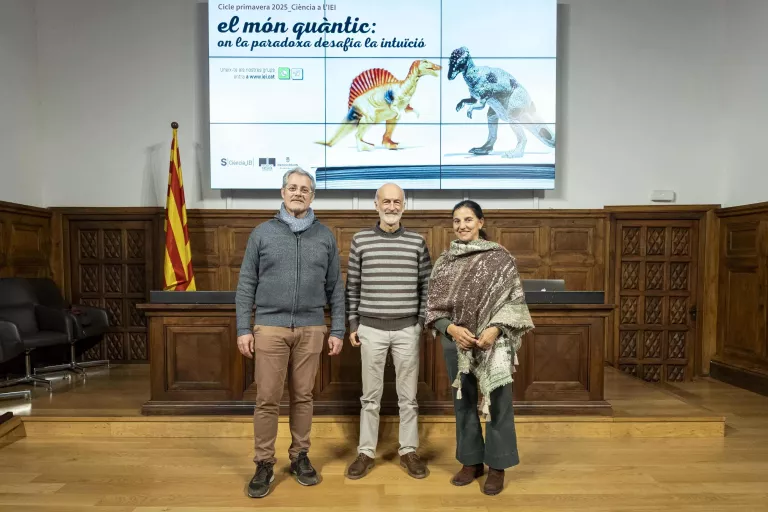 El doctor en Química Quàntica Juan Carlos Paniagua inaugura el cicle de 'Ciència a l'IEI'
