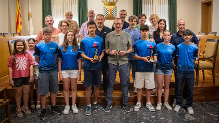 Mollerussa homenatja a Robotech per la seva excel·lència en la First Lego League