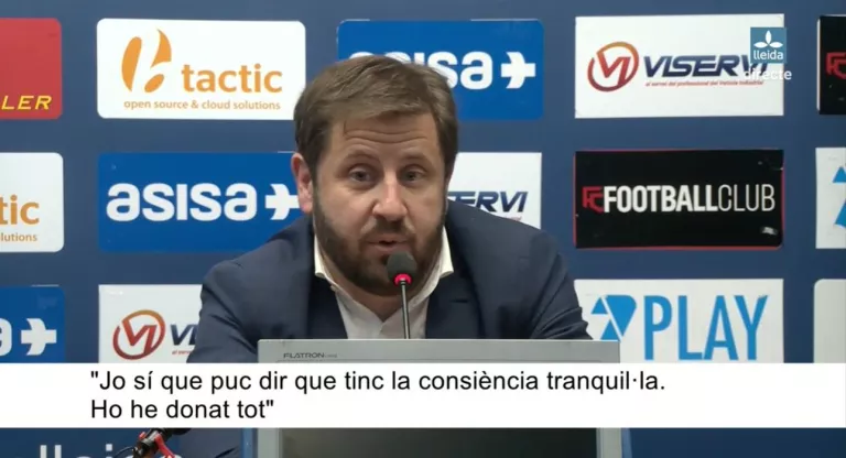 El Lleida CF entrarà en liquidació després de la detenció del suposat inversor per estafa