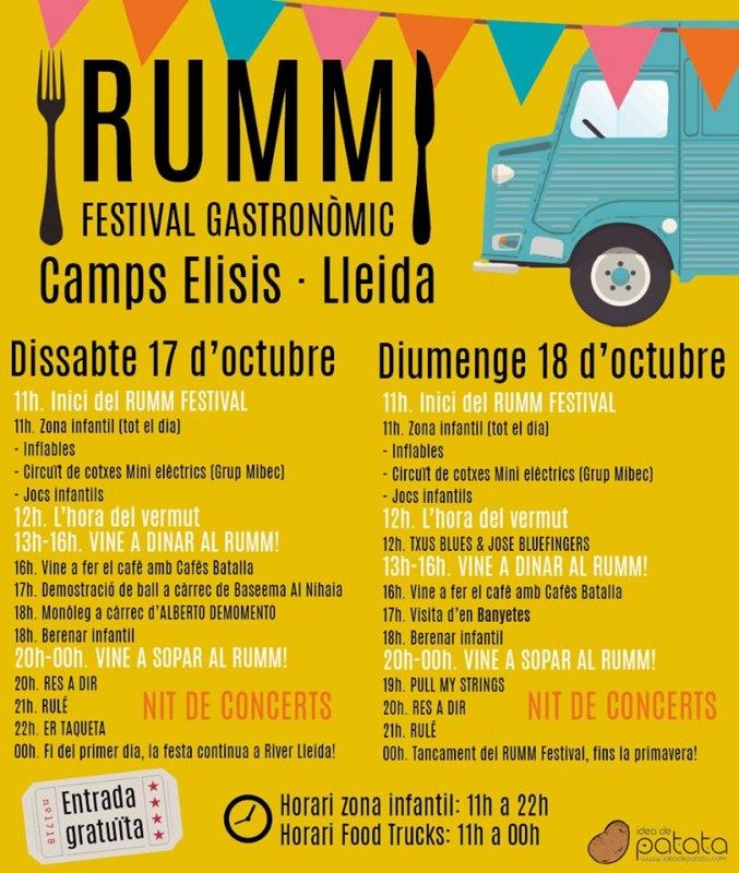 Els 'food trucks' visitaran Lleida