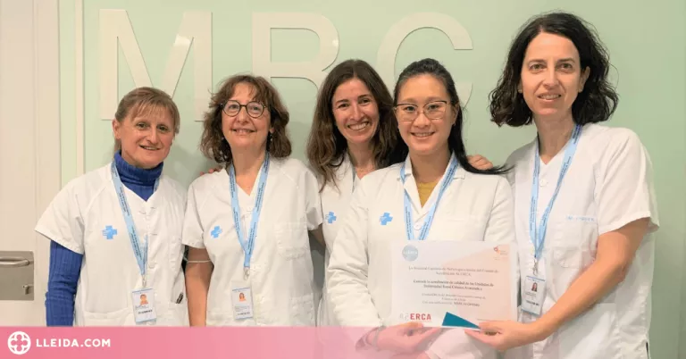 La Societat Espanyola de Nefrologia atorga una distinció de qualitat a la Unitat de Malaltia Renal Crònica Avançada de l’HUAV