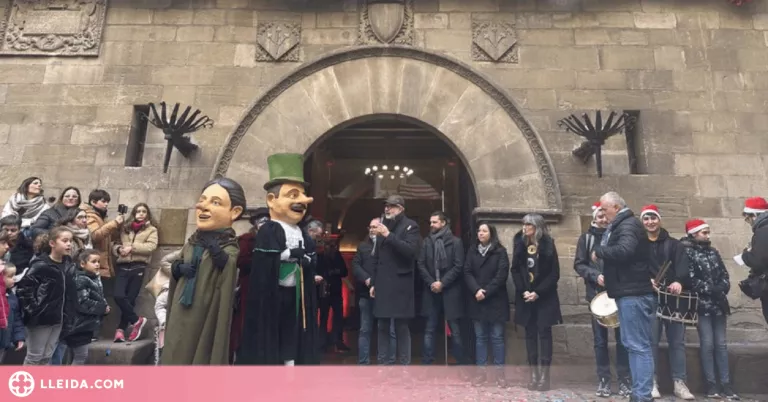 L'Home i la Dona dels Nassos visiten Lleida l’últim dia de l’any