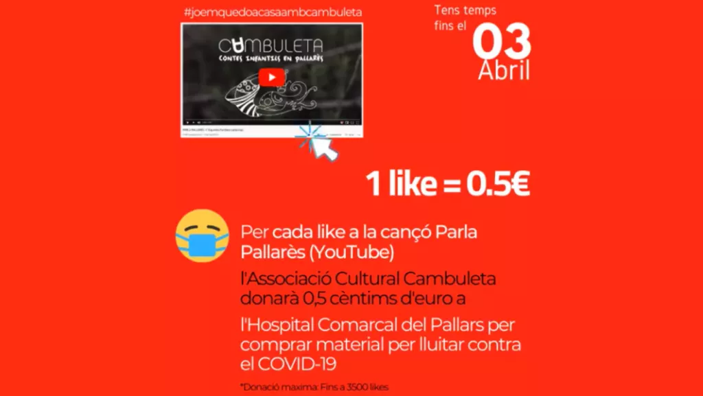 '1 like = 0,5 euros' per a l'Hospital del Pallars
