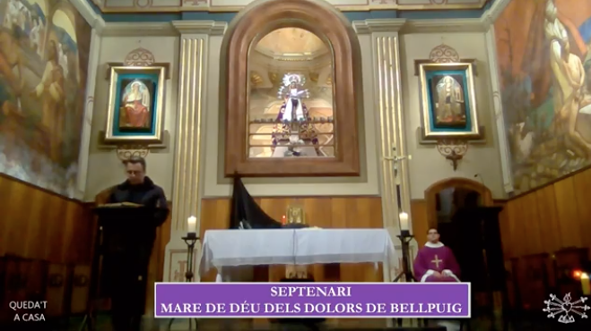 Retransmissió en directe de la Festa dels Dolors a Bellpuig