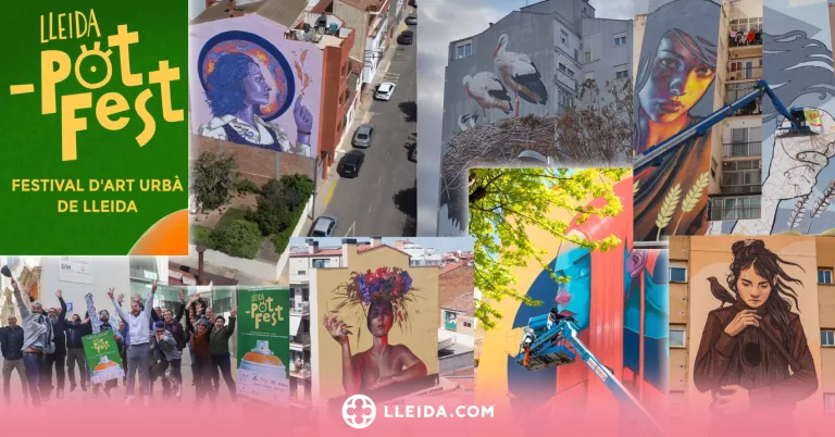 ⏯ El Lleida_potFest omple d'art urbà la ciutat