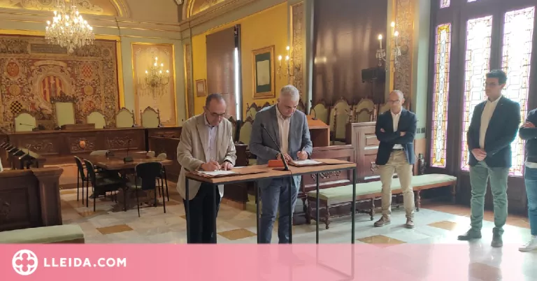 L’Ajuntament de Lleida i el Força Lleida signen un conveni per seguir promocionant l’esport lleidatà