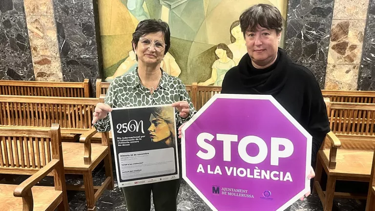 Clubs esportius i centres educatius de Mollerussa diran ‘STOP’ a les violències masclistes