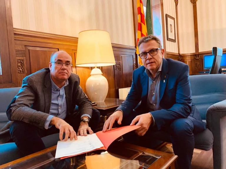 El President de la Diputació rep al nou Director dels Serveis Territorials de Treball, Afers Socials i Families, Vidal Vidal