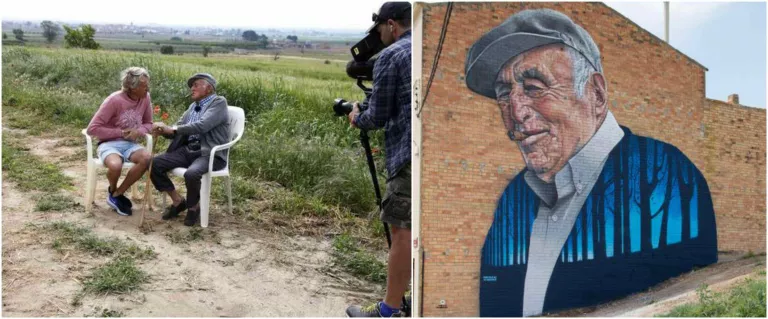 Mor als 88 anys el Tato, el popular protagonista d’un mural de Penelles