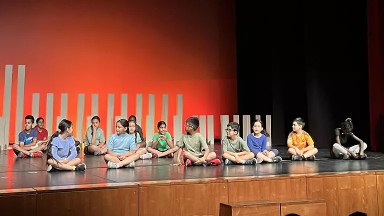 Un miler de nens pugen a l'escenari en la 31a Mostra de Teatre Escolar