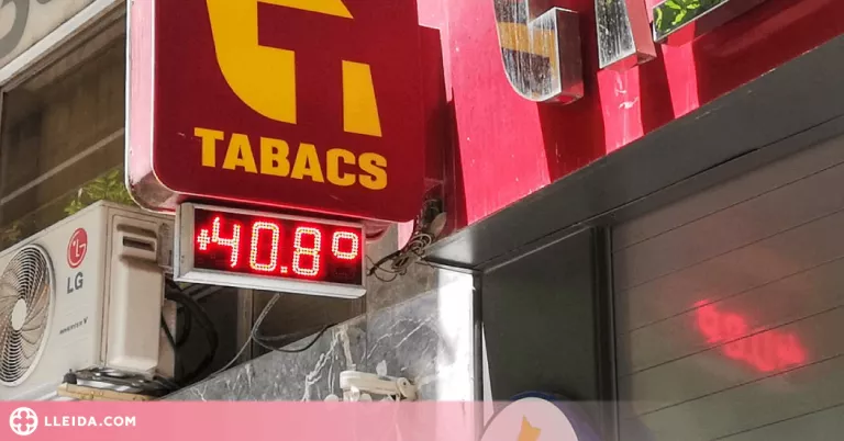 Continua la calor intensa a Ponent amb màximes superiors als 40 °C