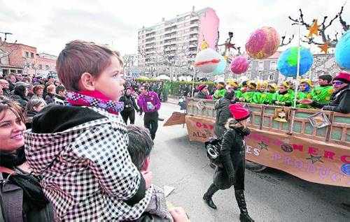 Una vintena de carrosses omplen els Tres Tombs de Sant Antoni Abat de Tàrrega
