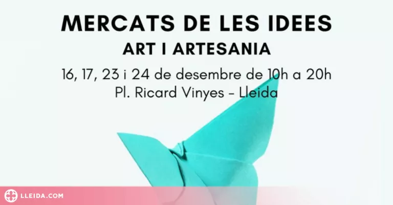 Artistes i artesans joves vendran les seves creacions a l'edició de Nadal del Mercat de les Idees