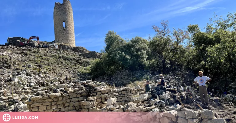⏯️ La campanya arqueològica al Castell de Sant Gervàs deixa entreveure una estructura molt més complexa del que es preveia