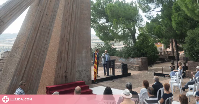Cervera commemorarà la Diada amb diversos actes al Monument de la Generalitat