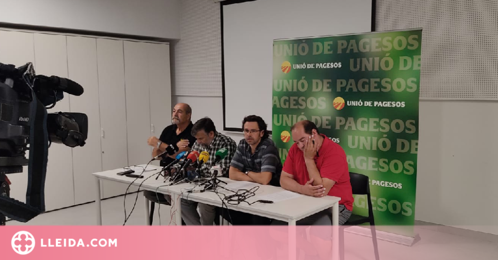 Unió de Pagesos convoca mobilitzacions exigint respostes a la situació i la gestió de l'aigua