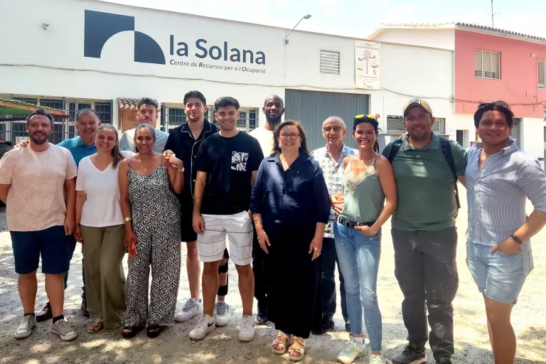 El Centre La Solana de Tàrrega forma la primera promoció d'especialistes en logística i transport