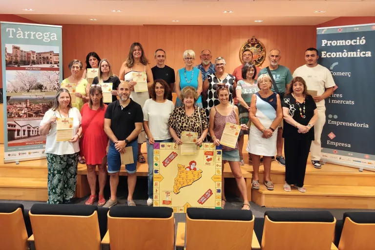 Èxit de participació a Tàrrega en la campanya de la Xarxa Compra i Descobreix Catalunya, amb més de 3.500 butlletes repartides