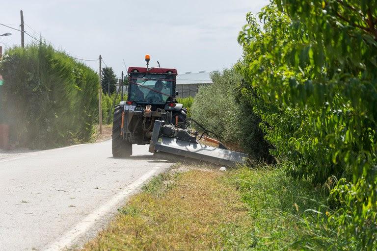 Aturades les tasques de desbrossament a l’Horta per risc molt alt d’incendi