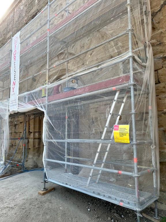La Paeria destina uns 35.000 euros a restaurar la portalada principal i la façana nord de Santa Maria de Gardeny