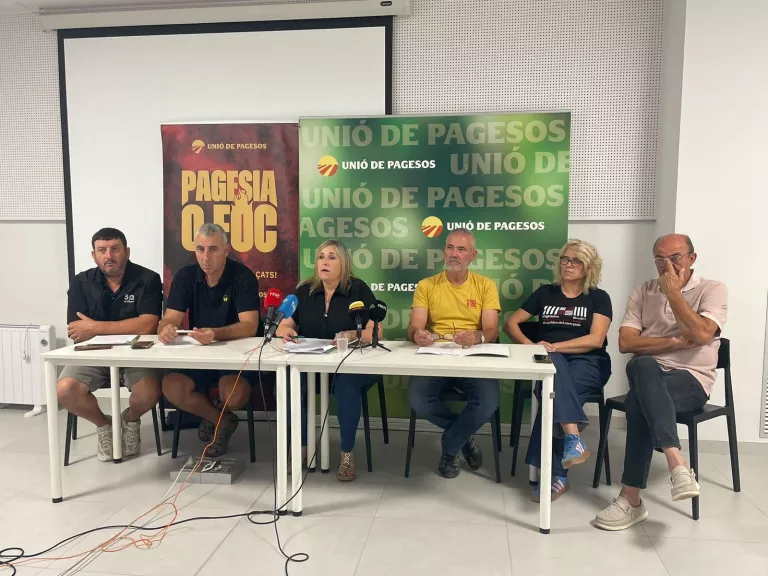 Unió de Pagesos convoca una mobilització el 14 d’octubre a Barcelona